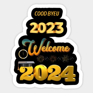 new yrar 2024 Sticker